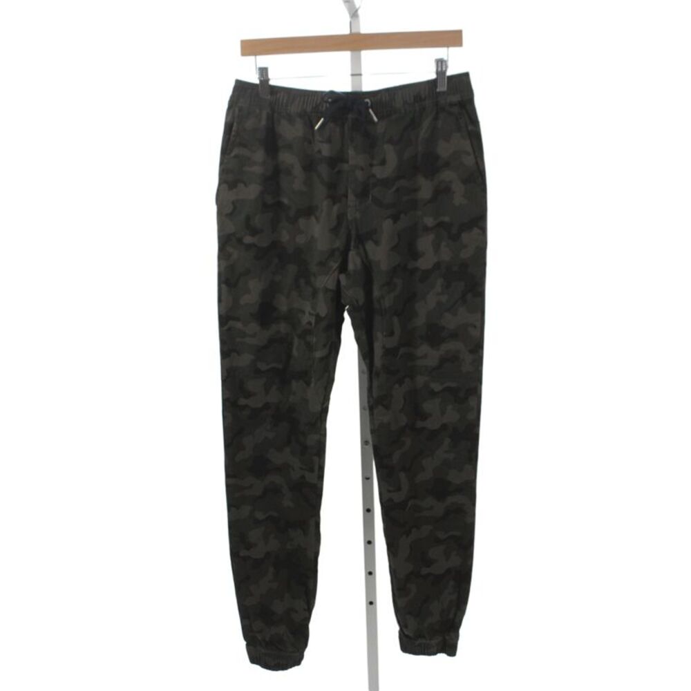 ZANEROBE Mens Green Camo Jogger Pants Drawstring Size 32
